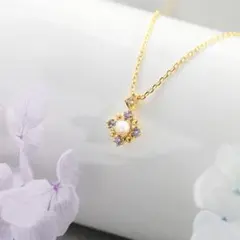 260N 一粒CZダイヤネックレス S925 K18GP ゴールド 上品 高見え - メルカリ