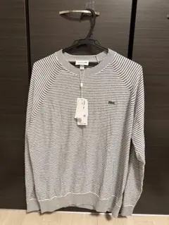 ラコステ　ボーダーサマーニットセーター　メンズ