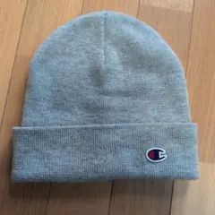 Champion ニット帽 グレー ビーニー