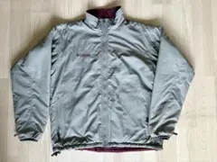 Columbia スタンドカラーリバーシブルジャケット Lサイズ グレー