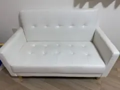 オーエスジェイ(OSJ) ソファー 2人掛け 肘付き 天然木脚 幅約105cm