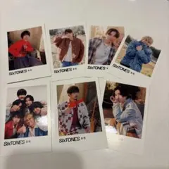 SixTONES 音色　特典　トレカ　チェキ風7枚セット