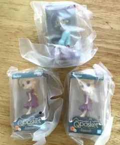 キューポスケット　ミニチュアコレクション　ラプンツェル　ジャスミン