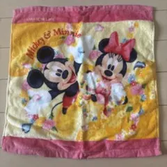 ミッキーマウスミニーマウス タオルハンカチ 第一生命