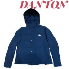 DANTON ダントン タッサーダウンジャケット 36 ネイビー　S〜M相当
