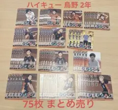ハイキュー バボカ 烏野 2年  75枚 まとめ売り