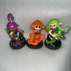ボーイパープル　イカオレンジ　ガールライムグリーン　スプラトゥーンシリーズ