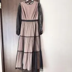 CELFORD 松田聖子さん着用 【38】チュールレースロングワンピース