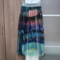 NAKAGAMIナカガミ シフォンプリーツロングスカート 多色