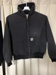カーハート 黒 フェード 星タグ アクティブジャケット made in USA