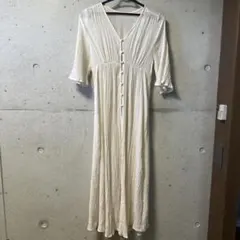 ロングシャツカーディガン　白　薄手