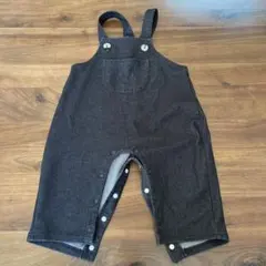 長袖カットソー+オーバーオール 80cm