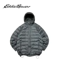 【美品】EddieBauer エディバウアー 00s ダウンジャケット グレー
