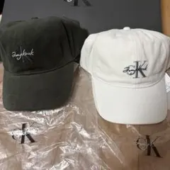 CKJK カルバンクライン キャップ 2色 & ショッパー 3点セットジョングク CKJK カルバンクライン キャップ 2色 & ショッパー 3点セット