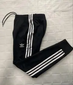 【断捨離】adidas トレフォイル ジョガーパンツ ブラック