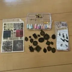 レジン用パーツセット メタルフレーム　おまけつき