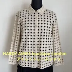最終価格‼︎ HARDY AMIES ハーディエイミス　アイレットレースシャツのサムネイル