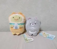 新品　すみっコぐらし　てのりぬいぐるみ　こいぬといぬごっこ　ぺんぎん？　こいぬ