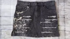 ヒステリックス/デニムスカート/ダメージ仕様/レディース