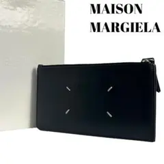 希少✨メゾンマルジェラ フラグメントケース 4ステッチ レザー ブラック 黒