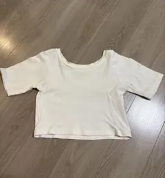 kastane ストレッチチビTEE ホワイトのサムネイル