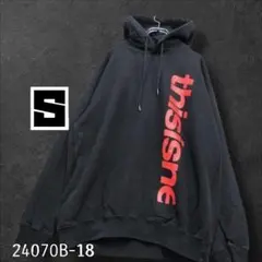 ★人気　thisisneverthat　パーカー　ブラック　ビッグロゴ　S