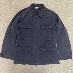 USA製 BDUジャケット ブラック90s S-R 墨黒 フェード ROTHCO