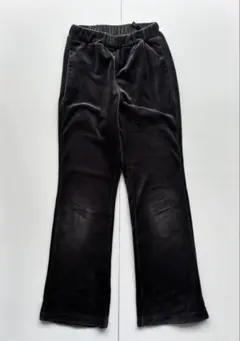 GU ヌクヌクニットコールフレアパンツ　130