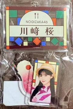 乃木坂46 川﨑桜 チケットホルダー+花火キーホルダー 真夏の全国ツアー