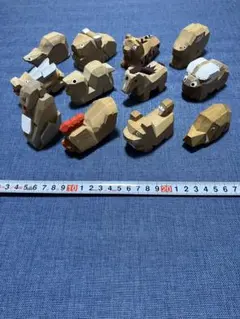 奈良一刀彫 若草工房 十二支 置物 12体セット 奈良一刀彫 若草工房 十二支 置物 12体セット - メルカリ