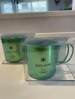 snowpeak】ランドステーション台南 店舗限定 シングルマグ 2点セット