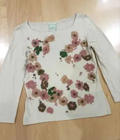 花柄 ニット