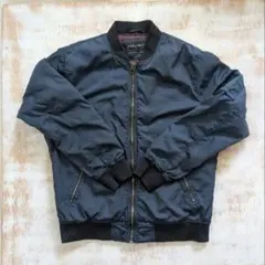【ZARA MAN】MA-1ジャンパー（USA-XL）紺