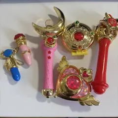 まとめ売り】セーラームーン ムーンロッド ティアラ等 平成レトロ