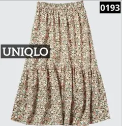 マ*マ様 0193 UNIQLO Paul & JOE ティアードスカート ベー