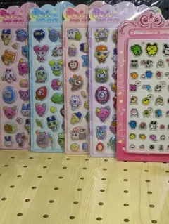 空洞シール キャラクターシール＆アクリルシール 5点セット