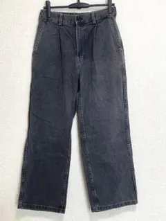 GU　ジーユー デニムバギースラックス　S