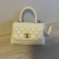❥*❥様 CHANEL ホワイト キルティング ショルダーバッグ