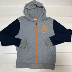 Nike フルジップ パーカー M グレー/ネイビー　ナイキ　トレーナー