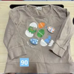値下げ‼️長袖 Tシャツ 90 恐竜 ベビー