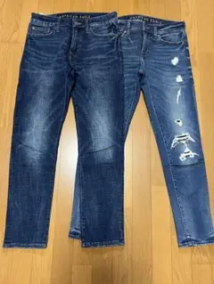 AMERICAN EAGLE スキニーデニム 2本セット