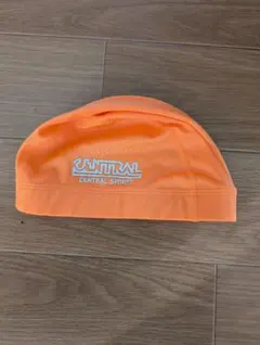 CENTRAL SPORTS 水泳帽 Lサイズ オレンジ