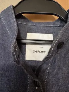 ships any デニムワンピ