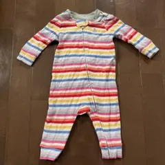 baby GAP ストライプロンパース 3-6ヶ月