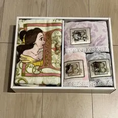 新品 ディズニー プリンセス タオルセット ハンドタオル フェイス 美女と野獣