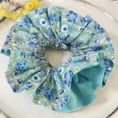 SALE ふんわりシュシュ　リバティプリント　NO.31