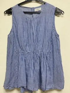 IENA イエナ　ブラウス　ノースリーブ　ストライプ