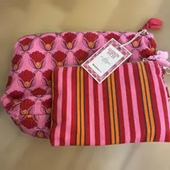 My Little Box ポーチ 2点 花柄 ストライプ マイリトルボックスのサムネイル
