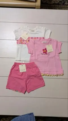 ベビー服セット Ｔシャツ・ショートパンツ