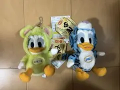 ドナルドダック マスコット 2体セット